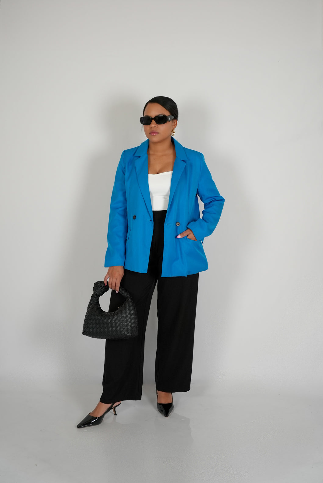 BLUE BUTTERFLY-BLAZER