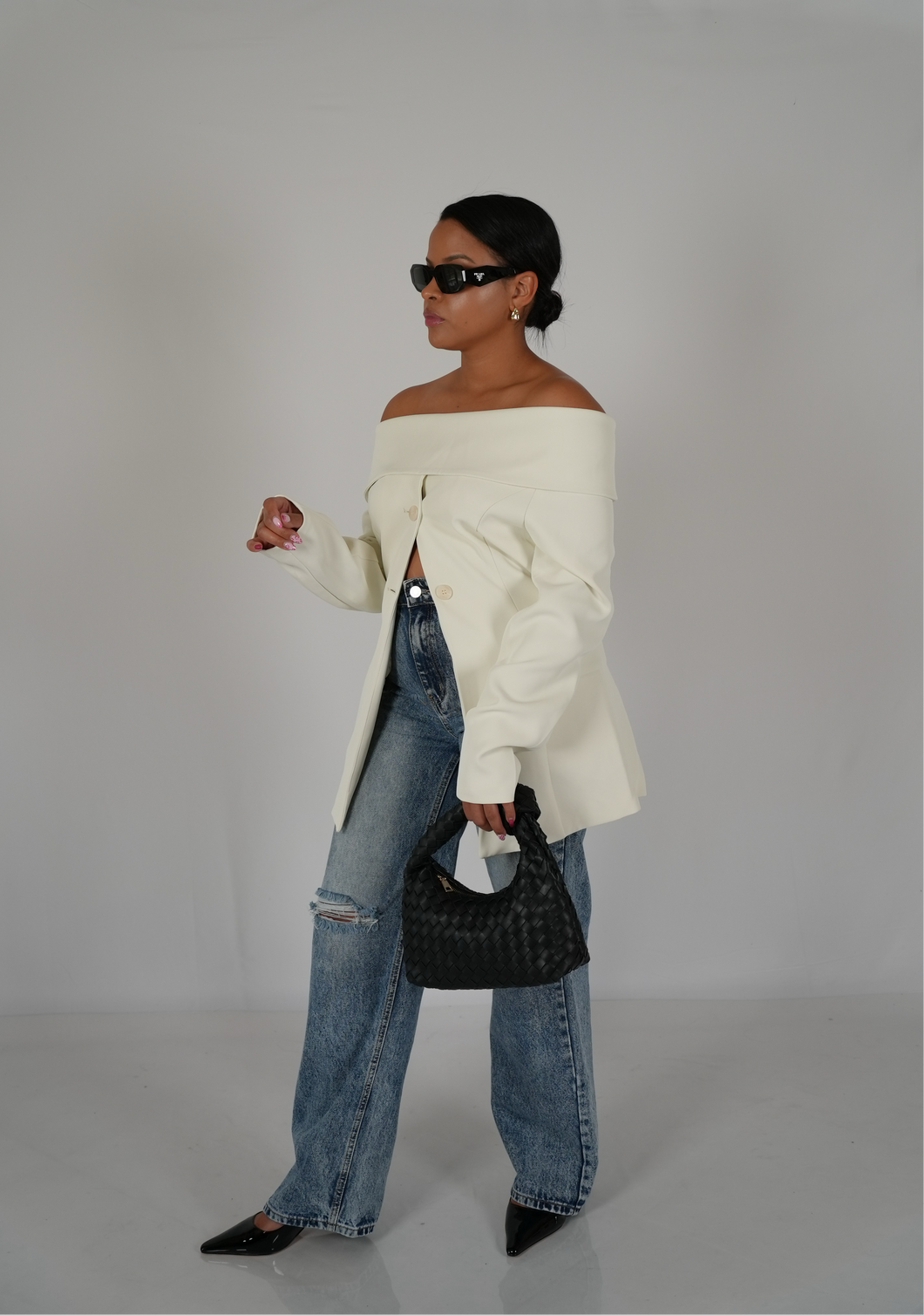 OFF THE SHOULDER-BLAZER