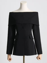 Load image into Gallery viewer, OFF THE SHOULDER-BLAZER
