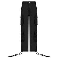 Load image into Gallery viewer, Black cargo pants
