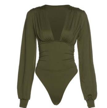 KLK BODYSUIT- OLIVE GREEN