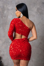 Load image into Gallery viewer, Jessica sequined Midi Dress
