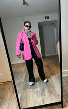 Load image into Gallery viewer, KITTY OVERSIZED BLAZER-PINK
