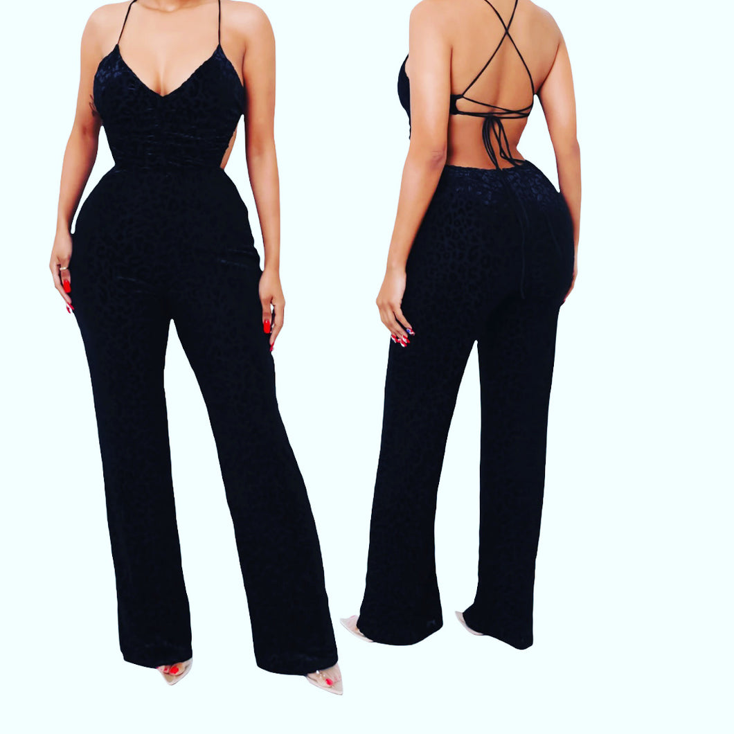 LEAH JUMPSUIT- BLACK