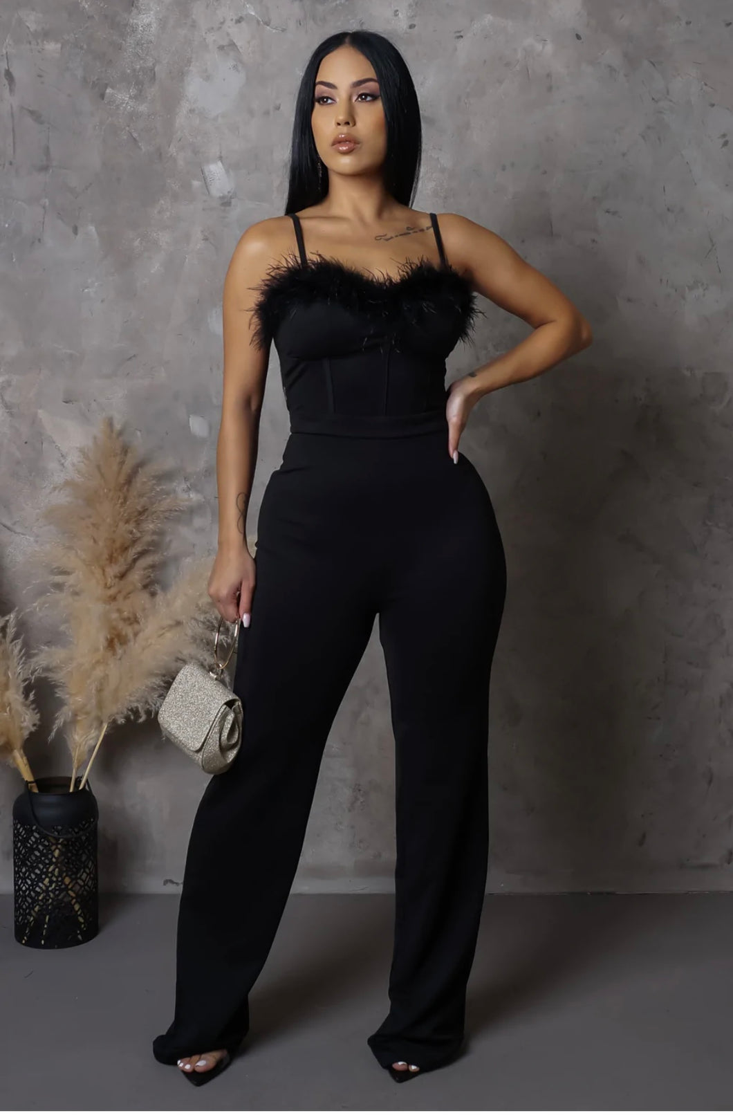 Be mine-Jumpsuit/Black